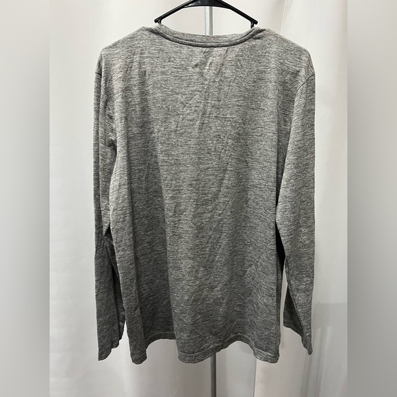 Majestic Gray Philadelphia Flyers Evolution Tee Cool Base Long Sleeve Tee - Picture 4 of 6